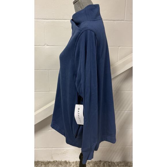 Athleta Cozy Karma Twist Neck Sweatshirt Woman’s Plus Size 2X NEW NWT - Picture 6 of 12